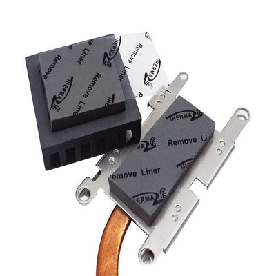 4.0mmT 3.0W/MK Heat Sink Silicone Thermal Pad With Naturally Tacky Needing No Further Adhesive Coating
