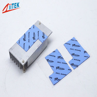 3.0W/Mk High Effective Silicone Gap Filler Pad CPU Pad Blue Color For Power Supply