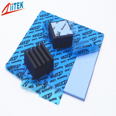 3.0w/Mk High Effective Silicone Cpu Pad Blue Color For Power Supply