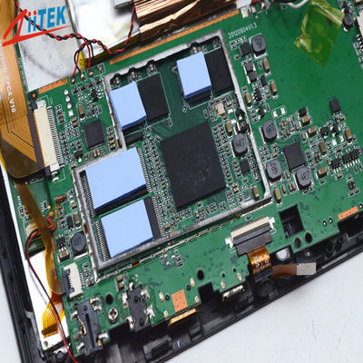 Fiberglass Reinforced Dielectric Constant 7.0MHz CPU Silicone Thermal Pad For 5G Base Station & Infrastructure