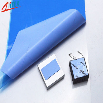 Fiberglass Reinforced Dielectric Constant 7.0MHz CPU Silicone Thermal Pad For 5G Base Station & Infrastructure