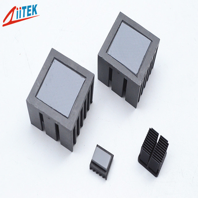Dielectric Constant 3.9 Mhz Heat Sink Thermal Pad Rohs Compliant Gray For Routers