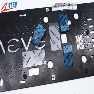 Dielectric Constant 4.2 MHz UL Recognized Thermal Pad For Display Card