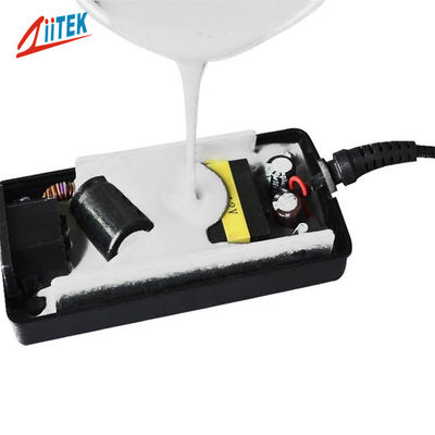 White Color Two Compound 2.8W/m-K Thermal Conductive Putting Compound For  LED and Power Drive Potting