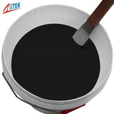 High Temperature Waterproof Dull Black Solid Thermal Epoxy Glue for Electronic Components Potting