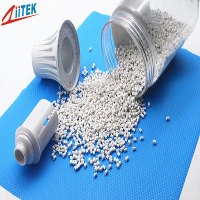 LED Thermal Conductive Nylon Granules Pellets Form White Plastic Heat Conduction Material