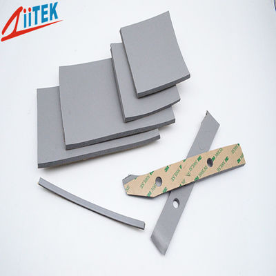 Gray High Temperature Silicone Foam Sheets Shock-Absorbing For Automotive Industry