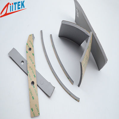 Gray High Temperature Silicone Foam Sheets Shock-Absorbing For Automotive Industry