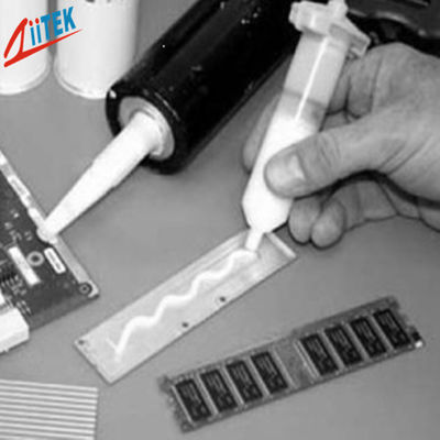 One Component Dealcoholized Thermally Conductive Silicone Adhesive for Room Temperature Curing Hardness 25 Shore A