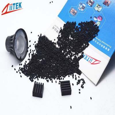 Black Nylon Heat Conductive Plastic 1.5W Flexible Moulding Ability Housings Heat Sink