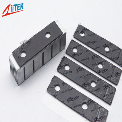 Soft Dark Gray 1.5W/MK Heat Conducting Absorption Materials For Industrial Electronics