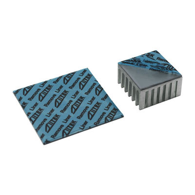 Gray Soft Silicone Thermal Pad 6.5W High Thermal Conductivity For Electronics Cooling