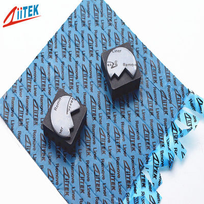 High Strength 6.0W Electrically Insulating Pad Thermal Pad For Electronic Components Heat Sinks