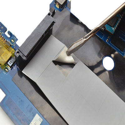 Gray Silicone Thermal Insulation Materials Thermal Conductive Cooling Pad For Car Battery