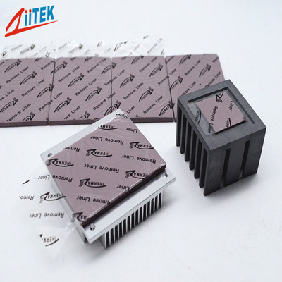 Good Insulation Performance 6W/MK Thermal Conductivity Thermal Pad For AI Processors