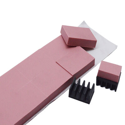 Pink 1.5W/MK Silica Thermal/Heat Conductive Pads Insulation Sheet For Cpu/Gpu Graphics Card Cooling