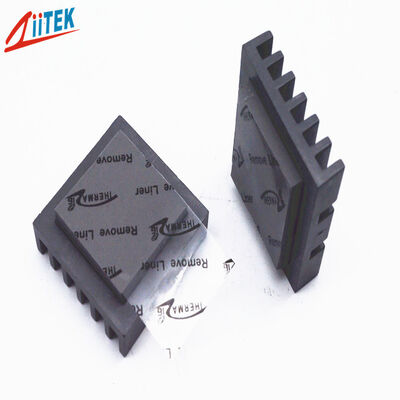 RoHS Ompliant Custom Thickness And Shape Extremely Soft Thermal Pads For Solar Photovoltaic Panel