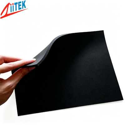 Cushioning Sound Insulation Black Silicone Foaming Material For Airplanes High-Speed Trains And Automobiles