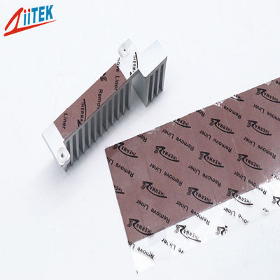 Garnet Telecommunication Hardware Naturally Tacky 6.0W Silicon Thermal Pad