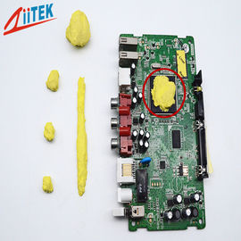 High Performance Yellow Thermally Conductive Gel For Radiating Modules Components