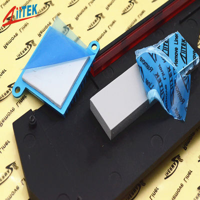 Gray White Ceramic Filled Silicone Thermal Pad For AI Processors AI Servers