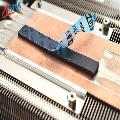 High Compressibility And Compliancy 1.0mmT Ceramic Filled Silicone Thermal Pad For LED Power Supply