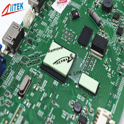 Electrically Insulated Silicone Thermal Pad Thermally Conductive Silicon Material For Display Card