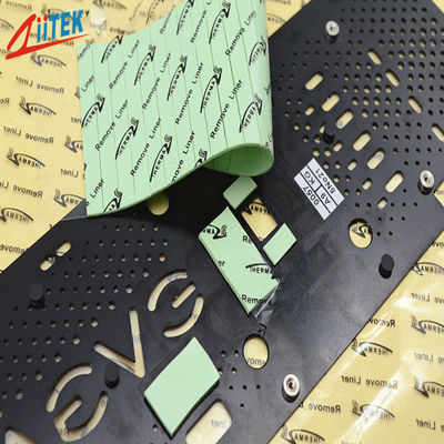 High Performance RoHS Compliant Ideal Gap Filler 1.5W/MK Silicone Thermal Gap Pad For AI Processors AI Servers
