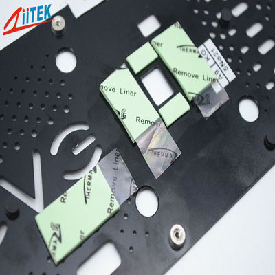 Green Color Electronic Thermal Gap Filler Gpu IC Chip Thermal Conductive Pad for AI Service dissipate heat