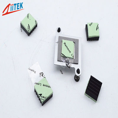 Green Color Electronic Thermal Gap Filler Gpu IC Chip Thermal Conductive Pad for AI Service dissipate heat