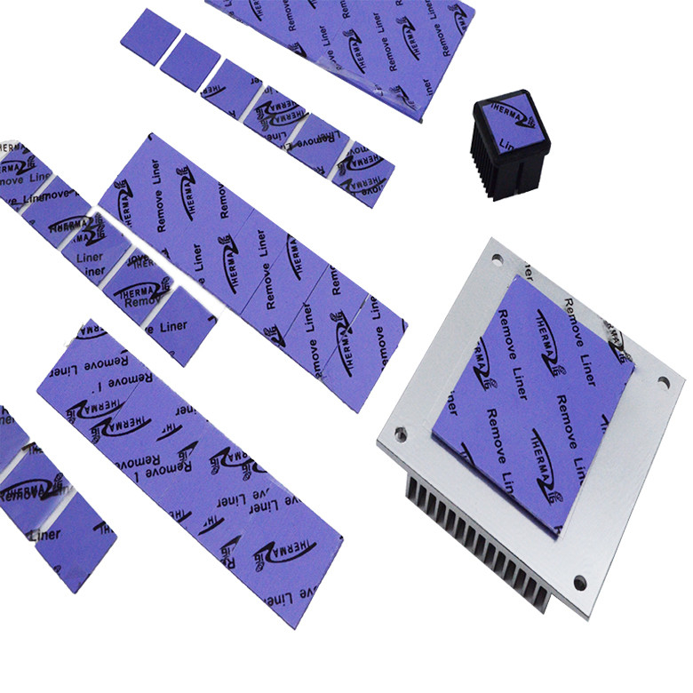 2022 China factory violet 2.95 g/cc thermal conductive pad TIF5120US -40 to 160℃ conductivity 2.6W for display card
