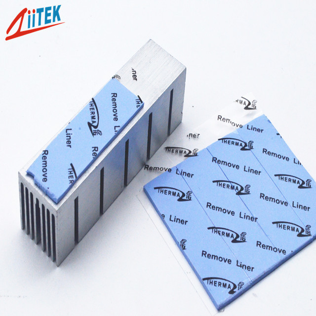 Volume Resistivity 1.0*1012 Ohm-cm 2.0mmT blue silicone pads for Routers