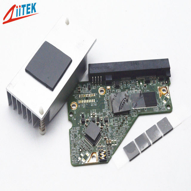 Soft Dark Gray 1.5W/MK Heat Conducting Absorption Materials For Industrial Electronics