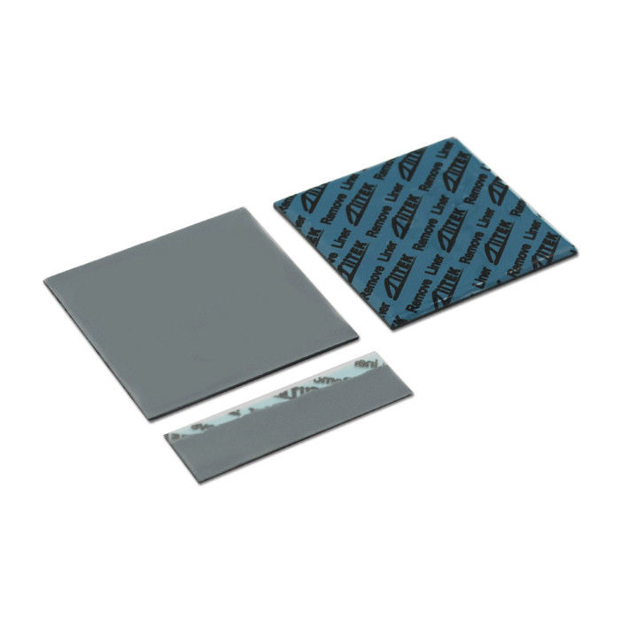 Gray Soft Silicone Thermal Pad 6.5W High Thermal Conductivity For Electronics Cooling