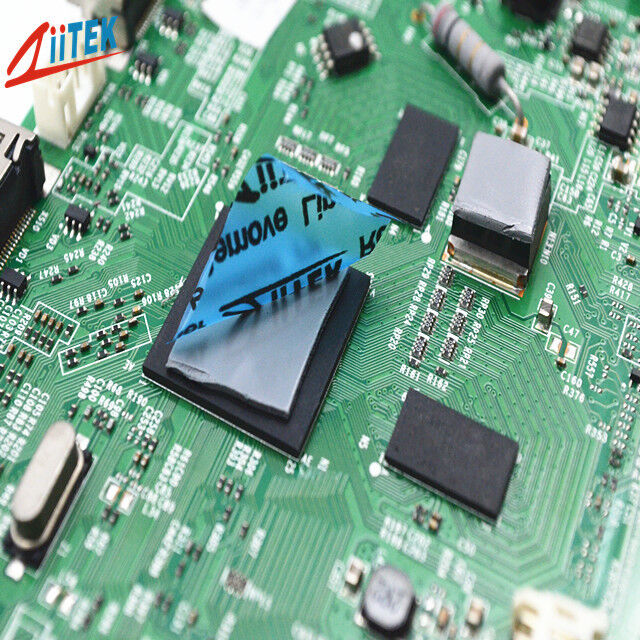 5.0W Gray Thermal Interface Silicone Thermal Pad With Flame Retardant Properties For Automotive And Industrial Electronics