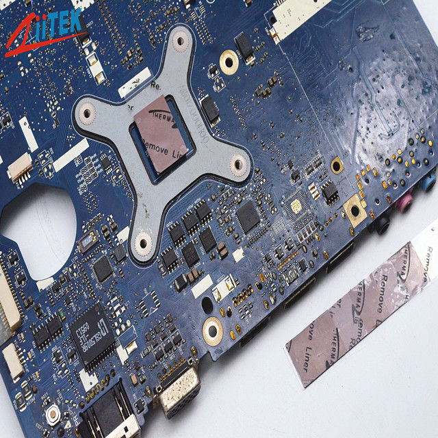 Garnet Telecommunication Hardware Naturally Tacky 6.0W Silicon Thermal Pad