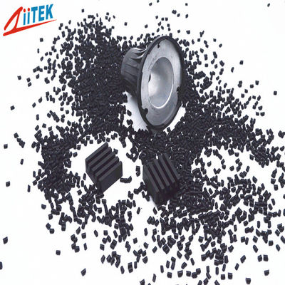 Black Nylon Heat Conductive Plastic 1.5W Flexible Moulding Ability Housings Heat Sink