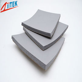 UL 50 Gray UL 50E No Backing Soft Firmness Silicone Closed-Cell Foam Sheet UL 508 0.500 x 12 x 12 and UL 157