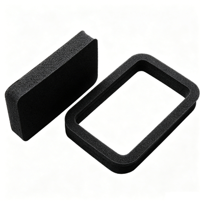 Mechanical Fatigue Resistance Black Silicone Foaming Material For Communication Equipment