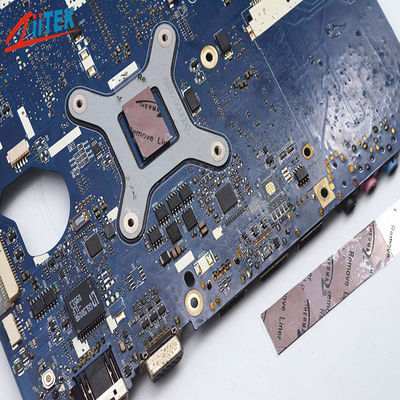 Garnet Telecommunication Hardware Naturally Tacky 6.0W Silicon Thermal Pad