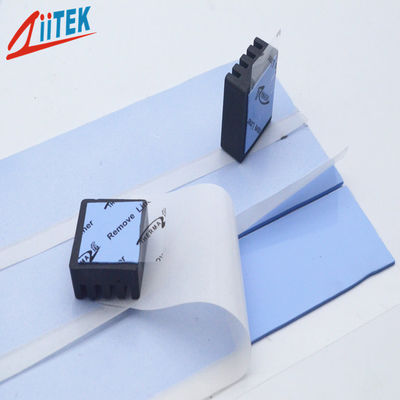 Blue Heat Sink Thermal Pad 0.5-5.0mmT For 5G Artificial Intelligence